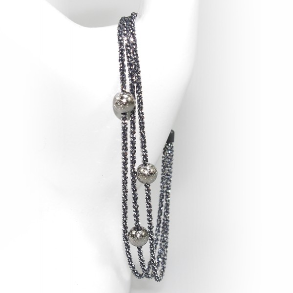 San - Links of Joy\'s Armbånd & Halskæde - 3 rk. med 3 stk Magic Beads - Ø6mm 19cm