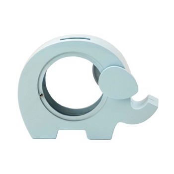 Noa Kids's Forkromet sparebøsse elefant - lyseblå