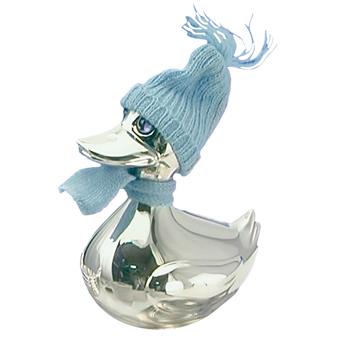 Noa Kids's Forsølvet sparebøsse and m. blåt tøj