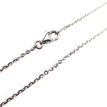 San - Links of Joy's Armbånd & halskæde - Mirror Anchor - Sterling/Rhodineret 0,4mm 90cm