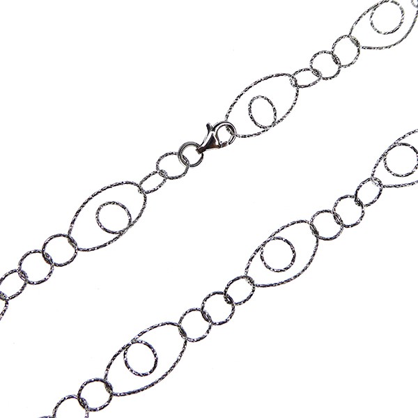 San - Links of Joy\'s Brace/Necklace-Sterlingsilver/rhodium 50cm