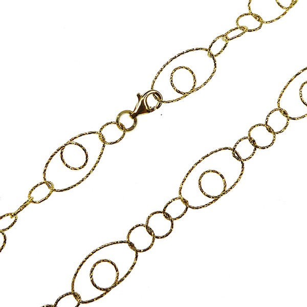 San - Links of Joy\'s Brace/Necklace-Sterlingsilver/goldplated 50cm