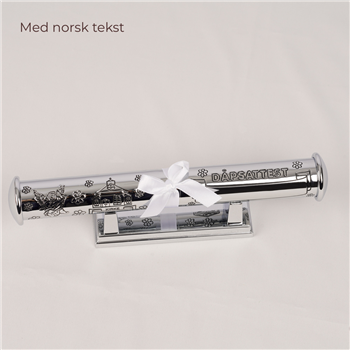 Noa Kids's Forkromet dåbsrør m. fod - NORSK