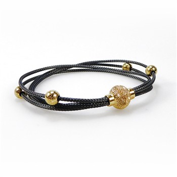 San - Links of Joy's Armbånd & halskæde - 4 rk. med Magnetlås - Oxyderet/forgyldt 21cm
