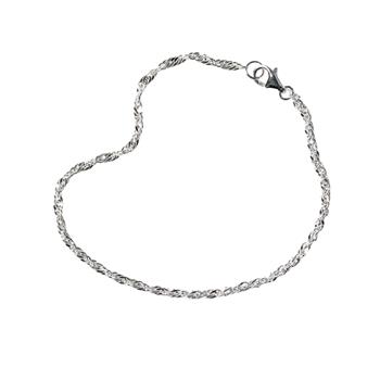 San - Links of Joy's Singapore kæde 2mm - Armbånd & Halskæde - 925/Blank 60cm