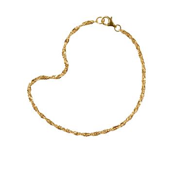 San - Links of Joy's Singapore kæde 2mm - Armbånd & Halskæde - 925/Forgyldt 60cm