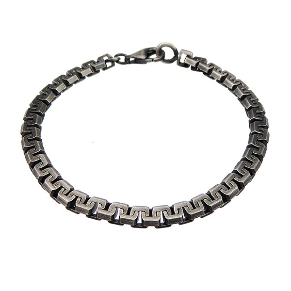 San - Links of Joy\'s Armbånd & halskæde -  Let oxyderet 5,5x3,1mm 21cm