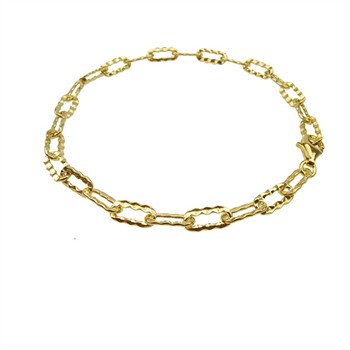 San - Links of Joy's Armbånd & halskæde - 925/Forgyldt 80cm