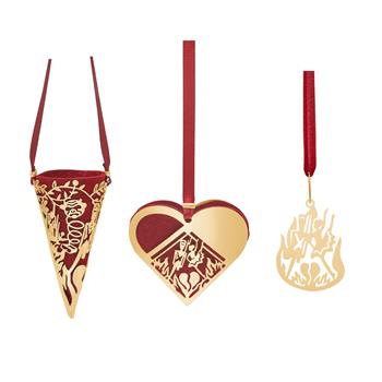 H.C. Andersen Home's 3-stk. mini - Den standhaftige tinsoldat - 18k fg