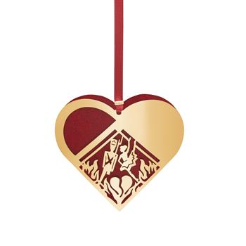 H.C. Andersen Home's Julehjerte - Den standhaftige tinsoldat - 18k fg