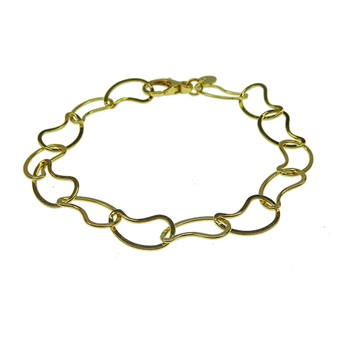 San - Links of Joy's Armbånd & halskæde - Forgyldt 45cm