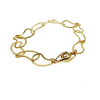 San - Links of Joy's Armbånd & halskæde - Forgyldt m.Magnetlås 21cm