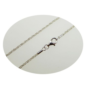 San - Links of Joy's Armbånd & halskæde - Blank/925 DiamondCut 1,8mm i diameter 21cm