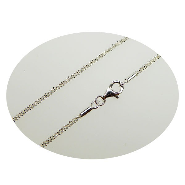 San - Links of Joy\'s Armbånd & halskæde - Blank/925 DiamondCut 1,8mm i diameter 21cm