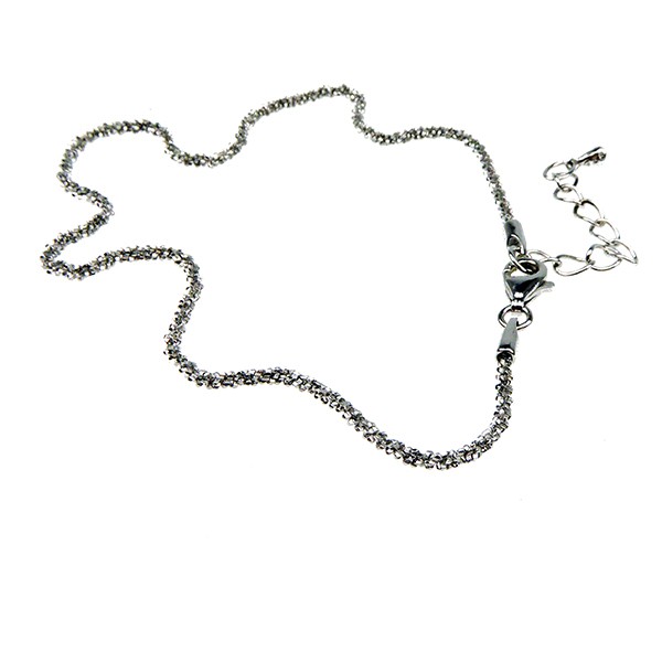 San - Links of Joy\'s Ankelkæde - 23+5cm Sterlingsølv/925 Rhodineret   23+5cm