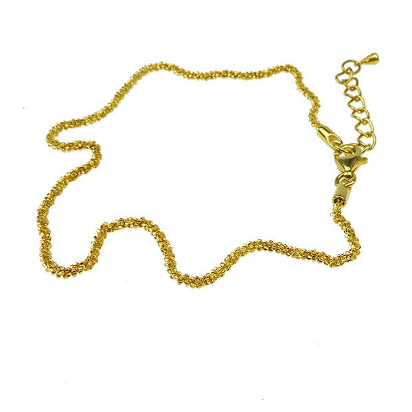 San - Links of Joy\'s Ankelkæde - 23+5cm Sterlingsølv/925 Forgyldt 23+5cm