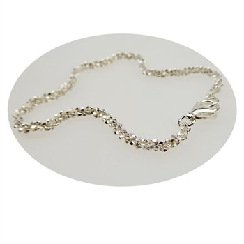 San - Links of Joy's Armbånd & halskæde - Blank/925 DiamondCut 2,8mm i diameter 21cm