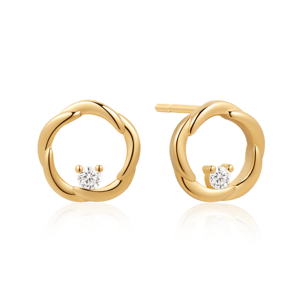 Støvring Design\'s Sølvforgyldt ørestikker