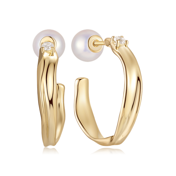 Støvring Design\'s Sølvforgyldt ørestikker