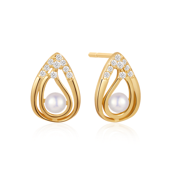 Støvring Design\'s Sølvforgyldt ørestikker