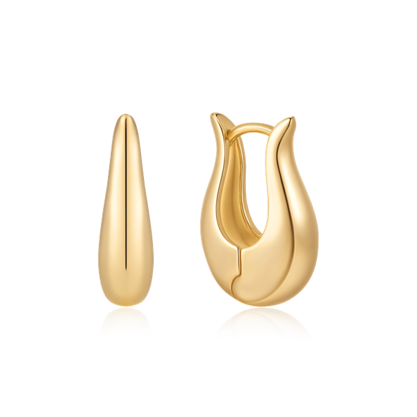 Støvring Design\'s Sølvforgyldt creoler
