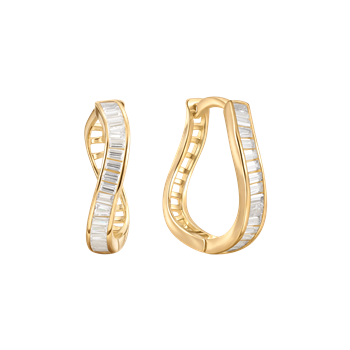 Støvring Design's Sølvforgyldt creoler