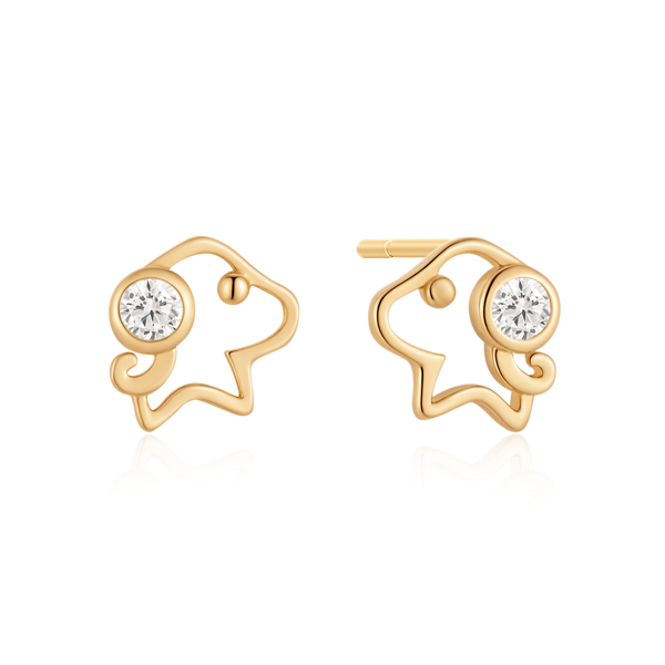Støvring Design\'s Sølvforgyldt ørestikker