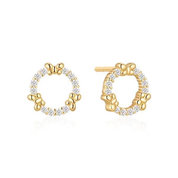Støvring Design\'s Sølvforgyldt ørestikker