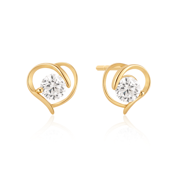 Støvring Design\'s Sølvforgyldt ørestikker