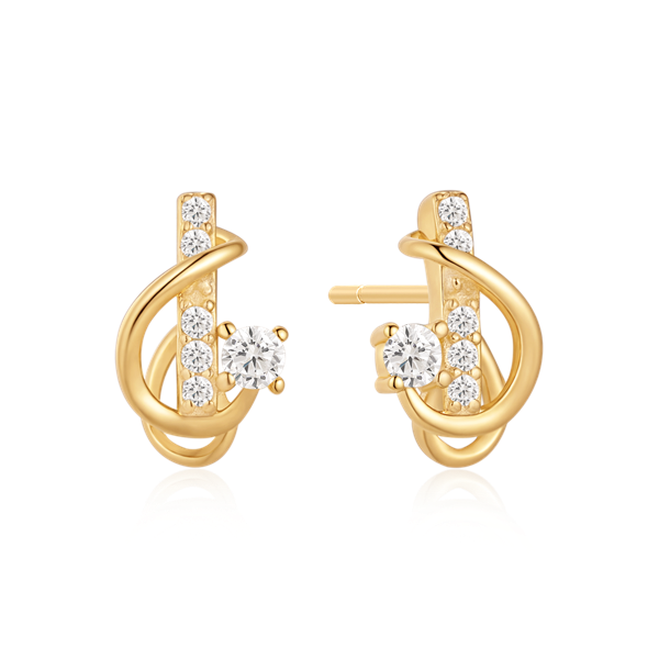 Støvring Design\'s Sølvforgyldt ørestikker