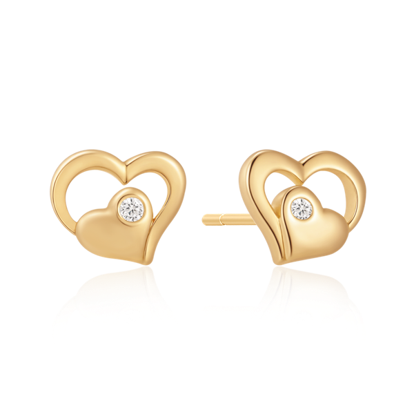 Støvring Design\'s Sølvforgyldt ørestikker