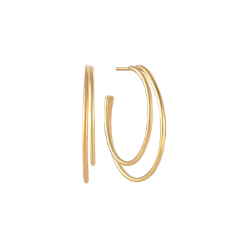 Støvring Design's Sølvforgyldt creoler