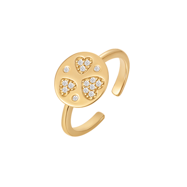 Støvring Design\'s Sølvforgyldt ring