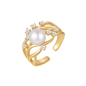 Støvring Design's Sølvforgyldt ring