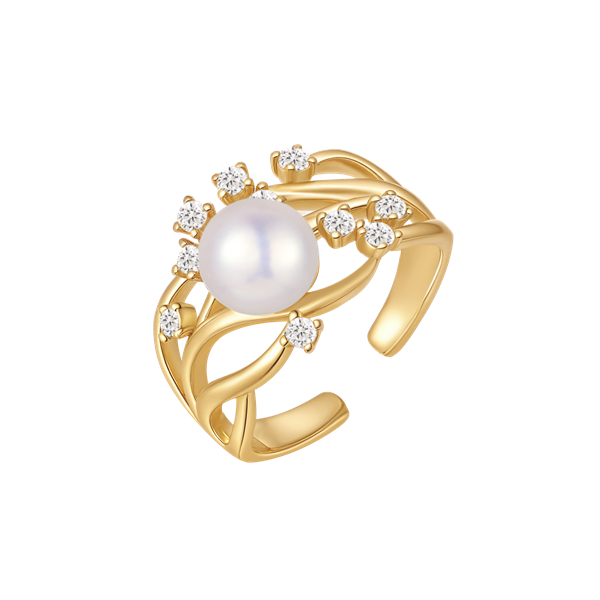 Støvring Design\'s Sølvforgyldt ring