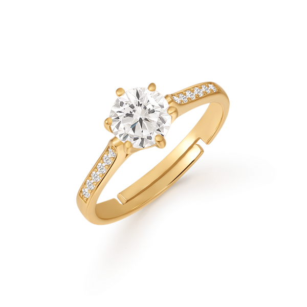 Støvring Design\'s Sølvforgyldt ring