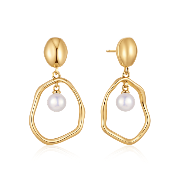 Støvring Design\'s Sølvforgyldt ørehænger