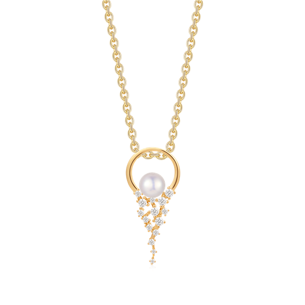 Støvring Design\'s Sølvforgyldt halskæde