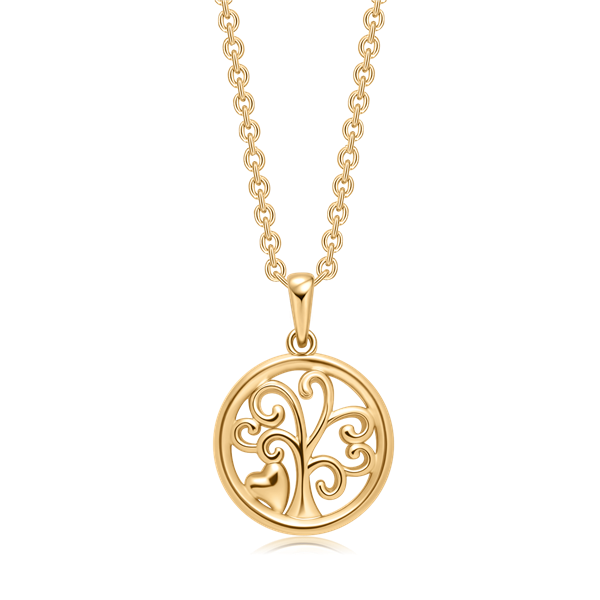 Støvring Design\'s Sølvforgyldt halskæde