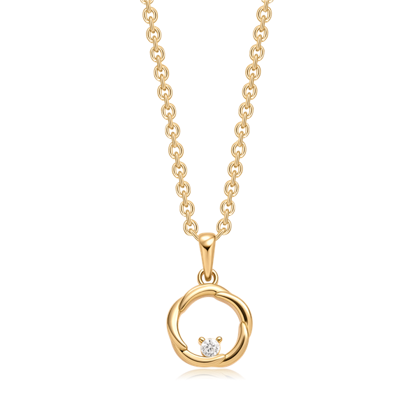 Støvring Design\'s Sølvforgyldt halskæde