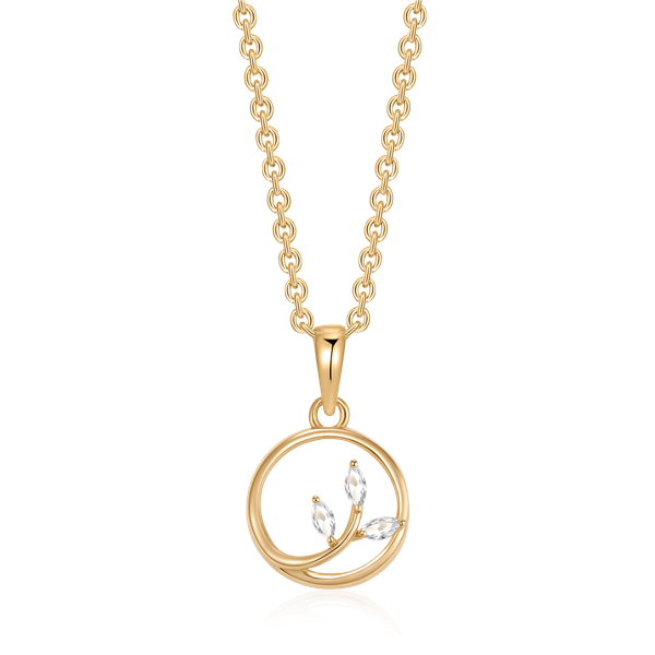 Støvring Design\'s Sølvforgyldt halskæde