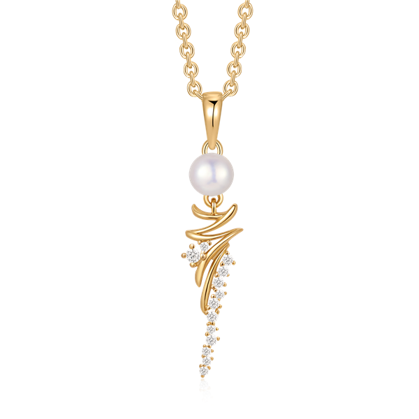 Støvring Design\'s Sølvforgyldt halskæde