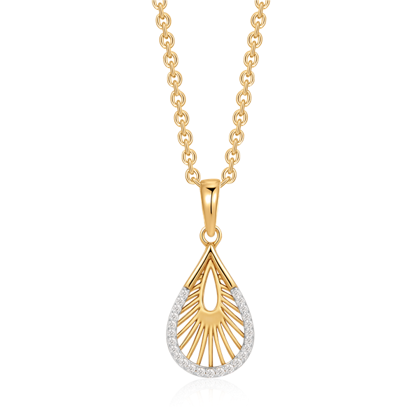 Støvring Design\'s Sølvforgyldt halskæde