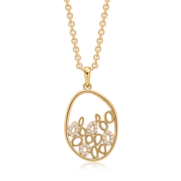 Støvring Design\'s Sølvforgyldt halskæde