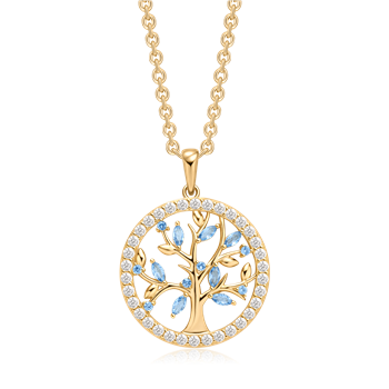 Støvring Design's Sølvforgyldt halskæde