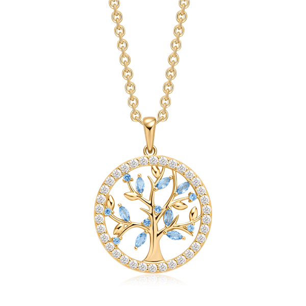 Støvring Design\'s Sølvforgyldt halskæde