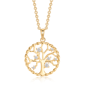 Støvring Design's Sølvforgyldt halskæde