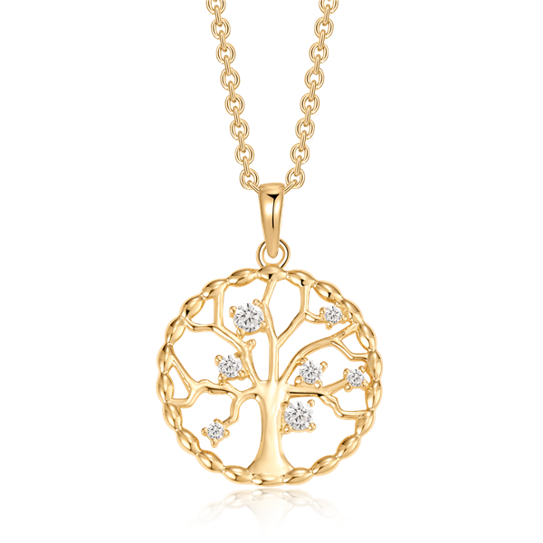 Støvring Design\'s Sølvforgyldt halskæde