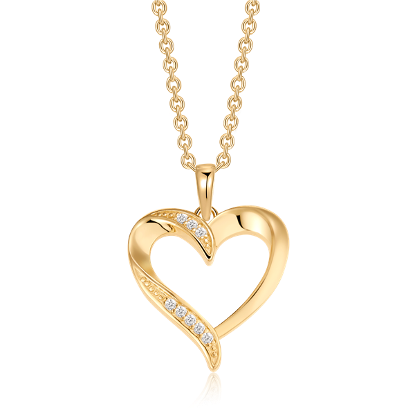 Støvring Design\'s Sølvforgyldt halskæde