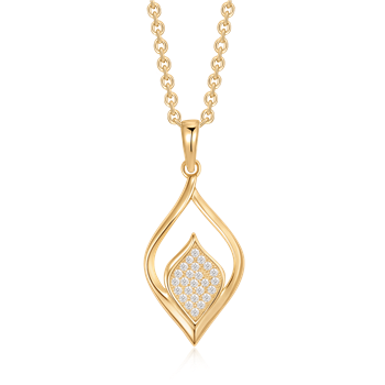 Støvring Design's Sølvforgyldt halskæde